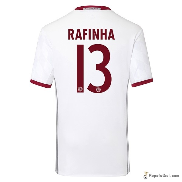 Camiseta Bayern de Múnich Replica Tercera Ropa Rafinha 2016/17 Blanco